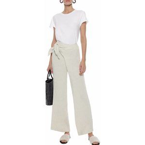NWT Simon Miller Hatton Tie Wide Leg Pant in Ivory